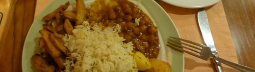Abendessen indisch