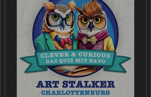 Clever & Curious Charlottenburg! - das unterhaltsame Quiz mit Eavo im Art Stalker - Kneipenquiz