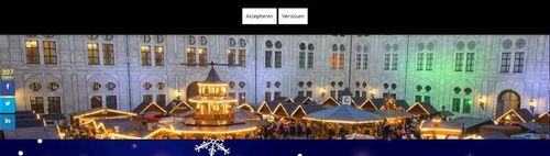 Besuch des Weihnachtsdorfes in der Residenz