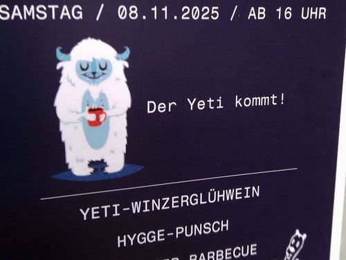 Der Yeti kommt zur Isaralm 