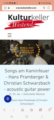 Accoustic-Jam im Kulturkeller Westend