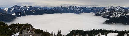 Winterwanderung Wallberg bis Gipfel, Einkehr, 920hm, Bahn und Bus