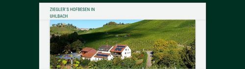 Osterbesen  in Zieglers Hofbesen in Uhlbach. Wanderung durch die Weinberge