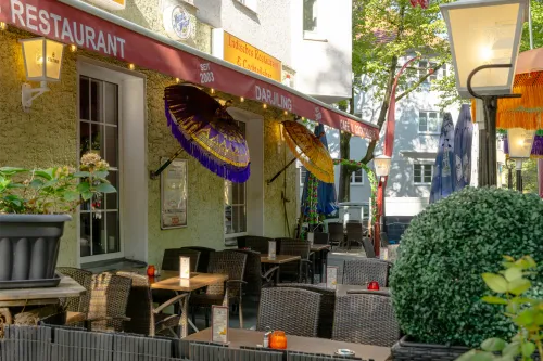 Essen für Teilnehmer nach dem Bowling am Sonntag 