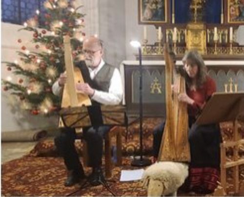 Königliche Saiten – Harfe, Leier, Psalter - traditionelle und alte Musik und Lieder
