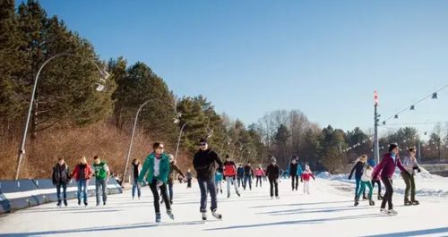 Eislaufen unter freiem Himmel 