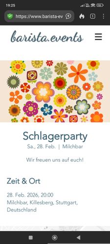 Schlagerparty in der Milchbar Killesberg Stuttgart 