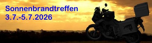 Kleines familiäres Motorradtreffen am ersten Juliwochenende
