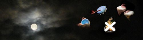 Trommeln zum Vollmond