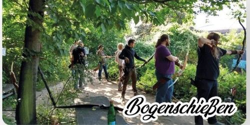 Bogenschießen anschließend ital. Essen gehen 