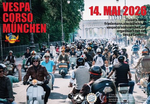 Vespa Corso am 14. Mai 2026