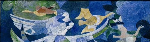 Campendonk malt Blau