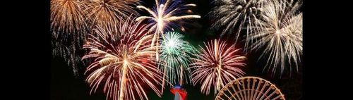 Burger + Frühlingsfest-Feuerwerk