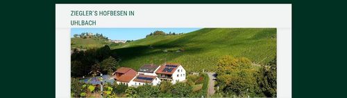 Herbstbesen- in Zieglers Hofbesen in Uhlbach. Wanderung durch die Weinberge