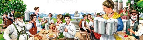 Mittagspause im "Heiligenbronn"