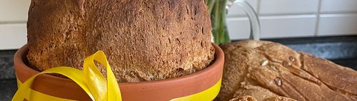 BROT STATT BLUMEN - BROT IM BLUMENTOPF BACKEN