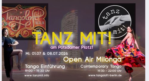 Tanz mit! 0pen Air Milonga.  Einführung in Tango Argentino oder einfach nur zuschauen