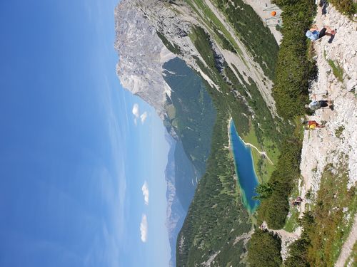 Ehrwald - Ehrwalder Alm - Coburger Hütte - Tajatörl Scharte - Alm Ehrwald 