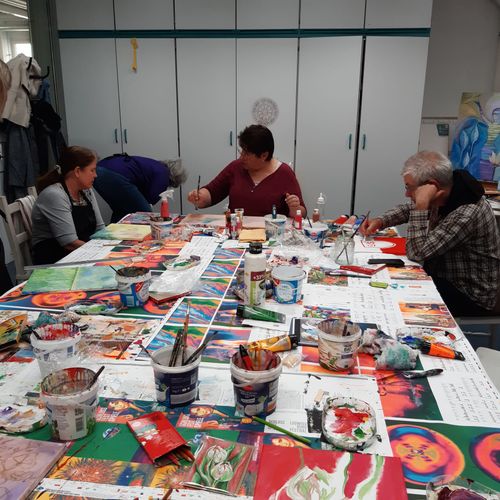 LETZTES MAL    KREATIV MITTAG  Malen in der KreativWerk Weststadt LB