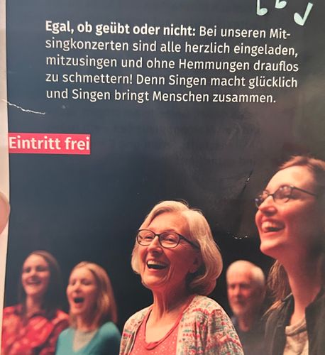 Mitsingkonzert in Unterföhring 