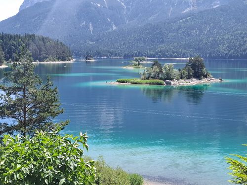 🌳 Traumwanderung .. türkisblaues Wasser .. magischer Eibsee