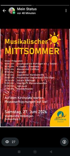 Musikalischer Mittsommer 