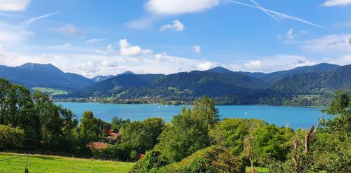 Wanderung Höhenweg von Gmund nach Tegernsee zum Seefest Tegernsee