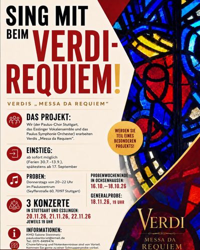 Sing mit beim Verdi-Requiem 🎶✨️