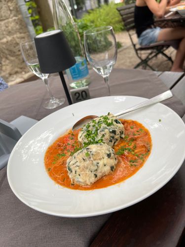 Stammtisch im Biergarten in Kirchheim-Ötlingen 