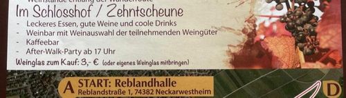 Kurzfristig - Weinwanderung zu Liebenstein - Start 10:45 Uhr!!
